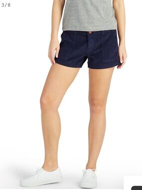 Birdwell Beach Britches Women’s Classic Corduroy Navy Blue Shorts Size 29